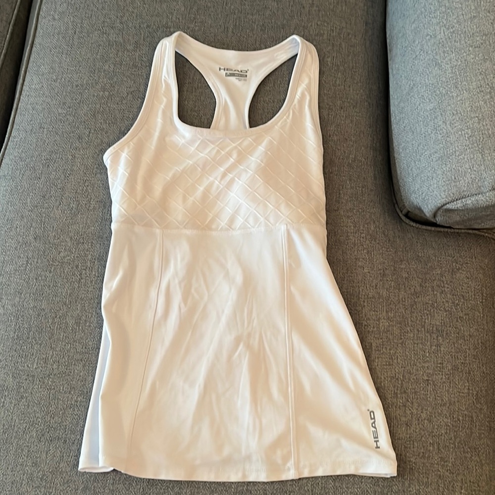 New Head racerback white tennis shirt